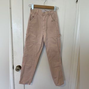 Zara light pink utility pants